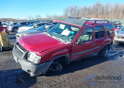 2002 Nissan Xterra Xe z USA, uszkodzony, nr VIN 5N1ED28YX2C525712